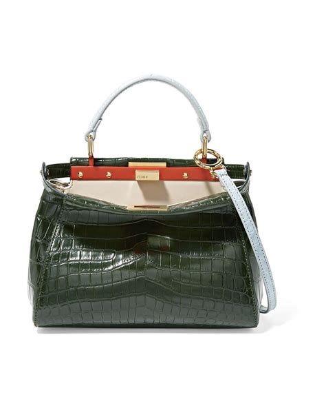 fendi micro peekaboo for sale|Fendi peekaboo crocodile.